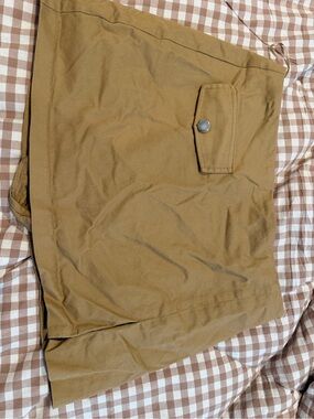 Amanda Uprichard Cargo Skort in Tan Small